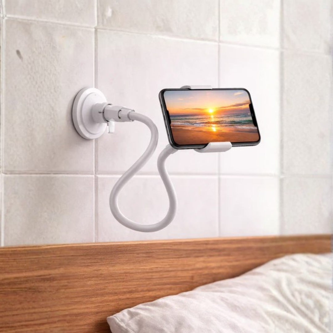 Flexibler Smartphone-Halter mit Saugfuß